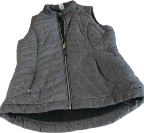 Quilted Grey Vest Coats Jackets   for Women L 31 W 21 SKU 5310
