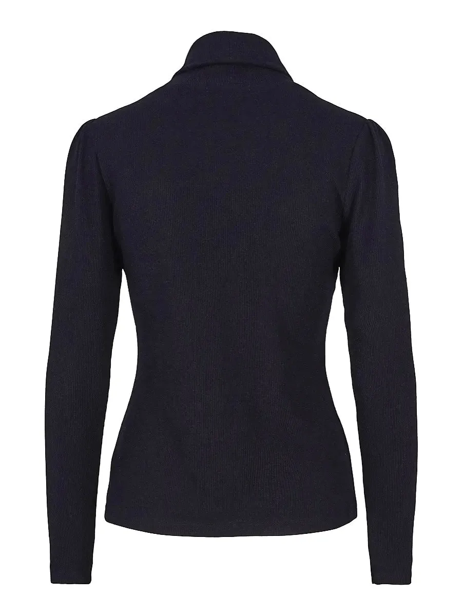 Rib Rollneck Navy
