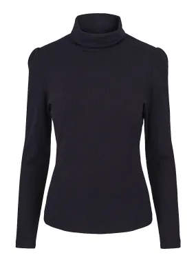 Rib Rollneck Navy