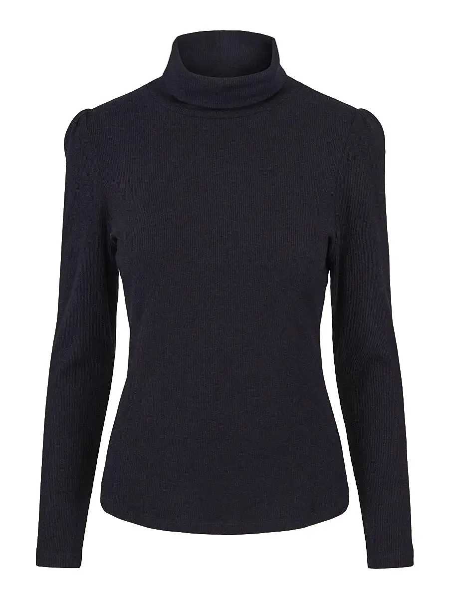 Rib Rollneck Navy