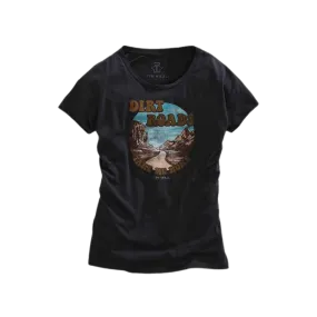 Ropers Women's Dirt Roads Dark Grey T-shirt