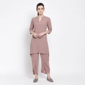 Rose Pink Asymmetrical Tunic