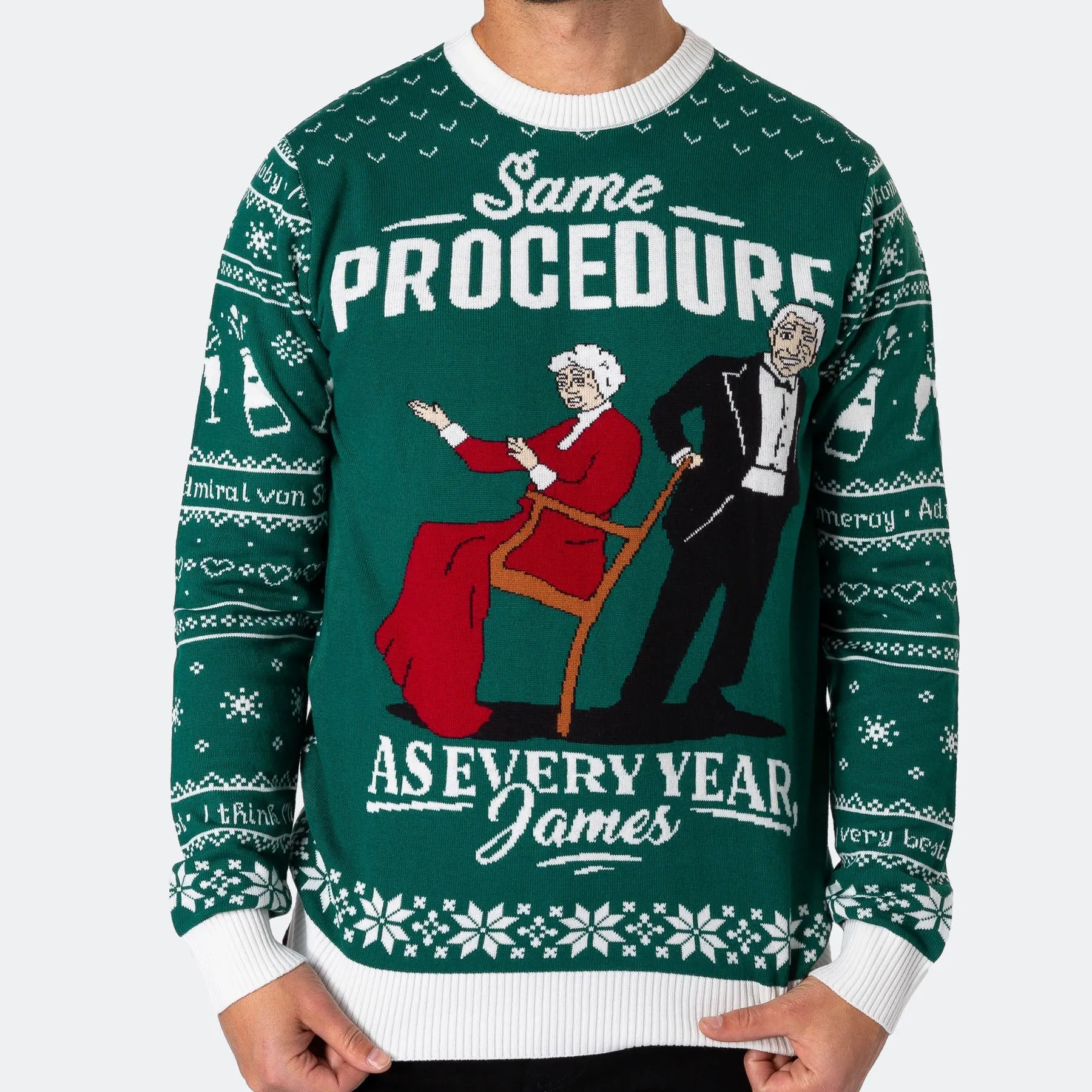Same Procedure as Every Year Weihnachtspullover Herren