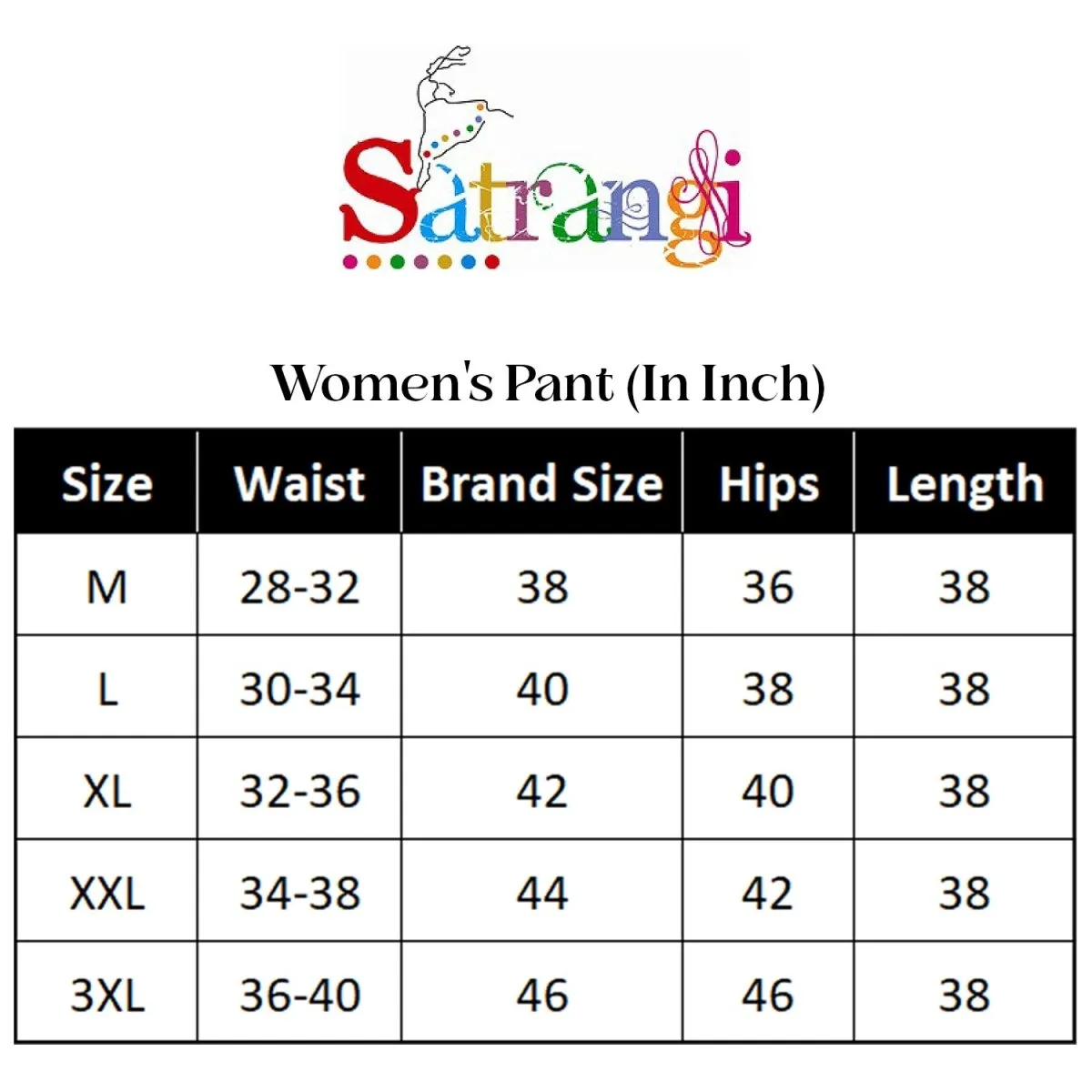 Satrangi Women's White Viscose Ribbed Lycra Trouser