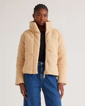 Sherpa Puffer Jacket