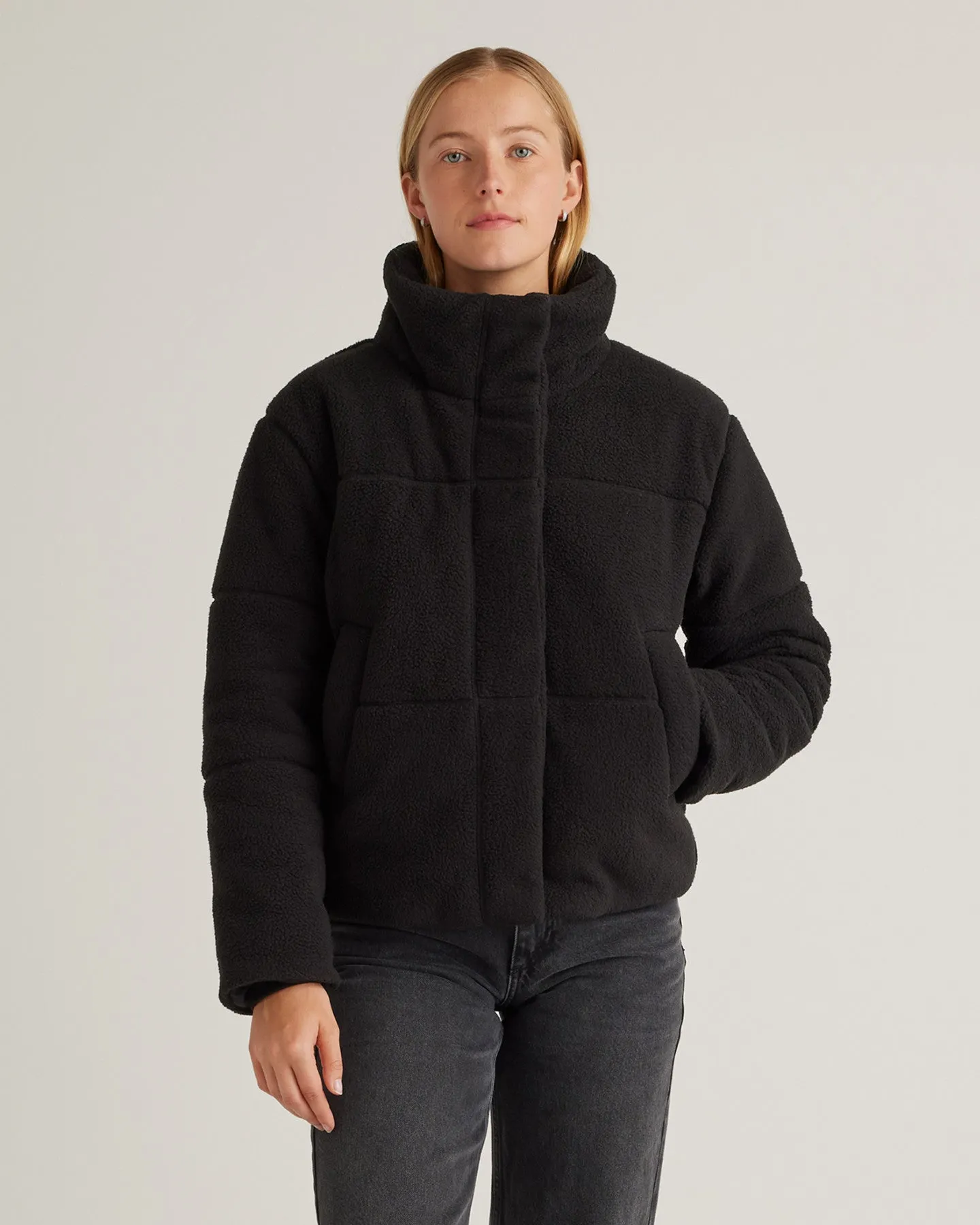 Sherpa Puffer Jacket