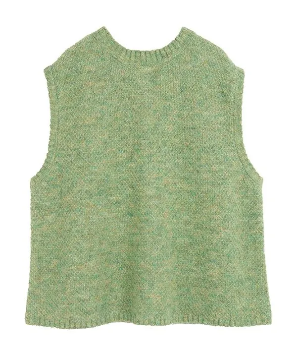 Softly knit 2-way vest 24W063