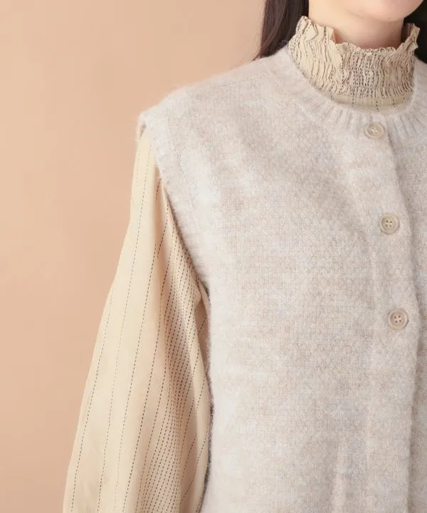 Softly knit 2-way vest 24W063