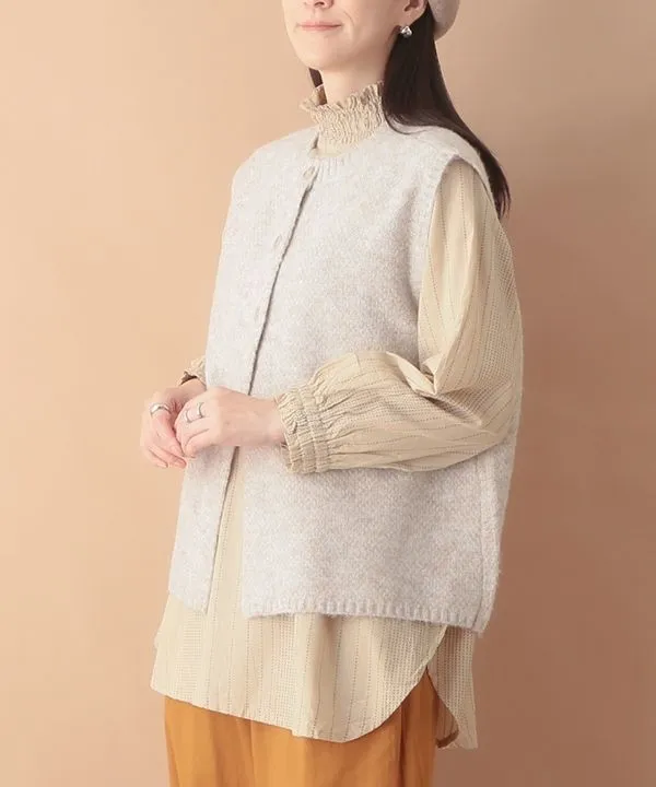 Softly knit 2-way vest 24W063