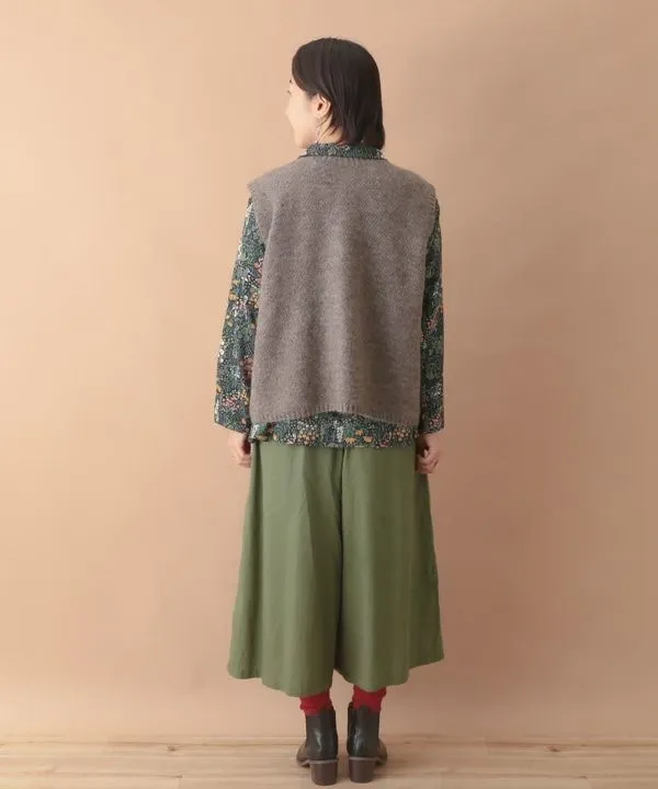 Softly knit 2-way vest 24W063