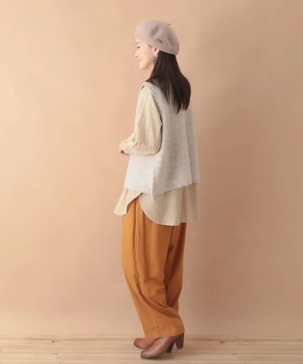 Softly knit 2-way vest 24W063