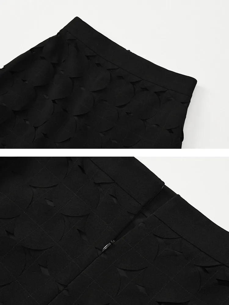 Sonya Midi Skirt with Circle Tassels