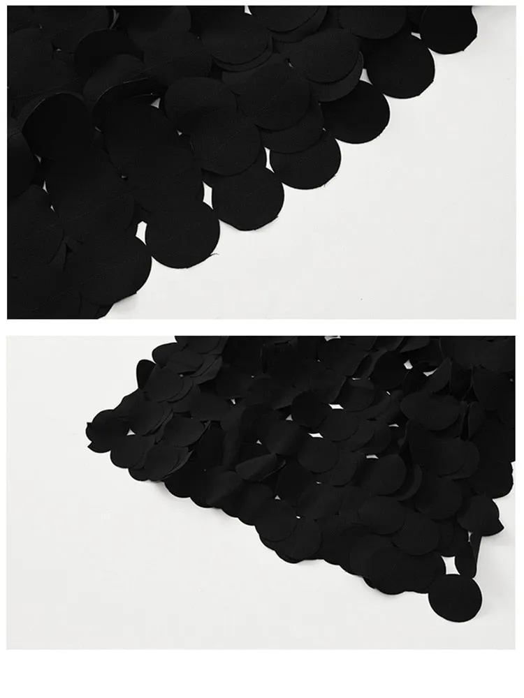 Sonya Midi Skirt with Circle Tassels