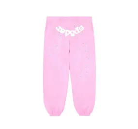 Sp5der OG Web Sweatpants Pink
