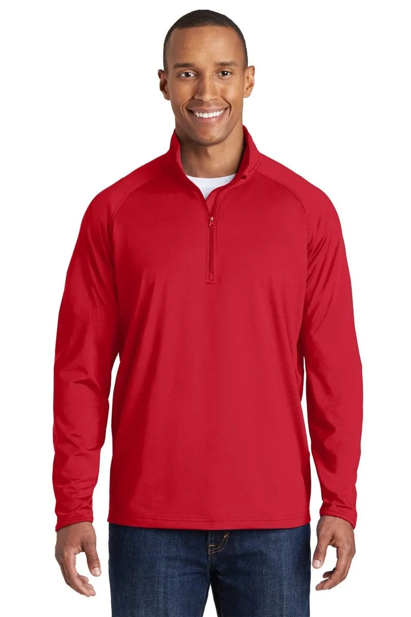 Sport-Tek TST850: Tall Sport-Wick Stretch 1/2-Zip Pullover