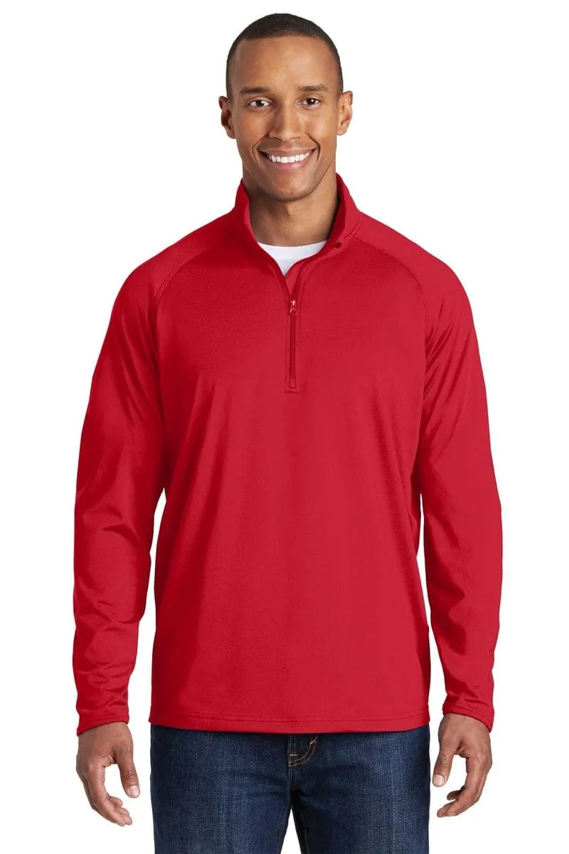 Sport-Tek TST850: Tall Sport-Wick Stretch 1/2-Zip Pullover