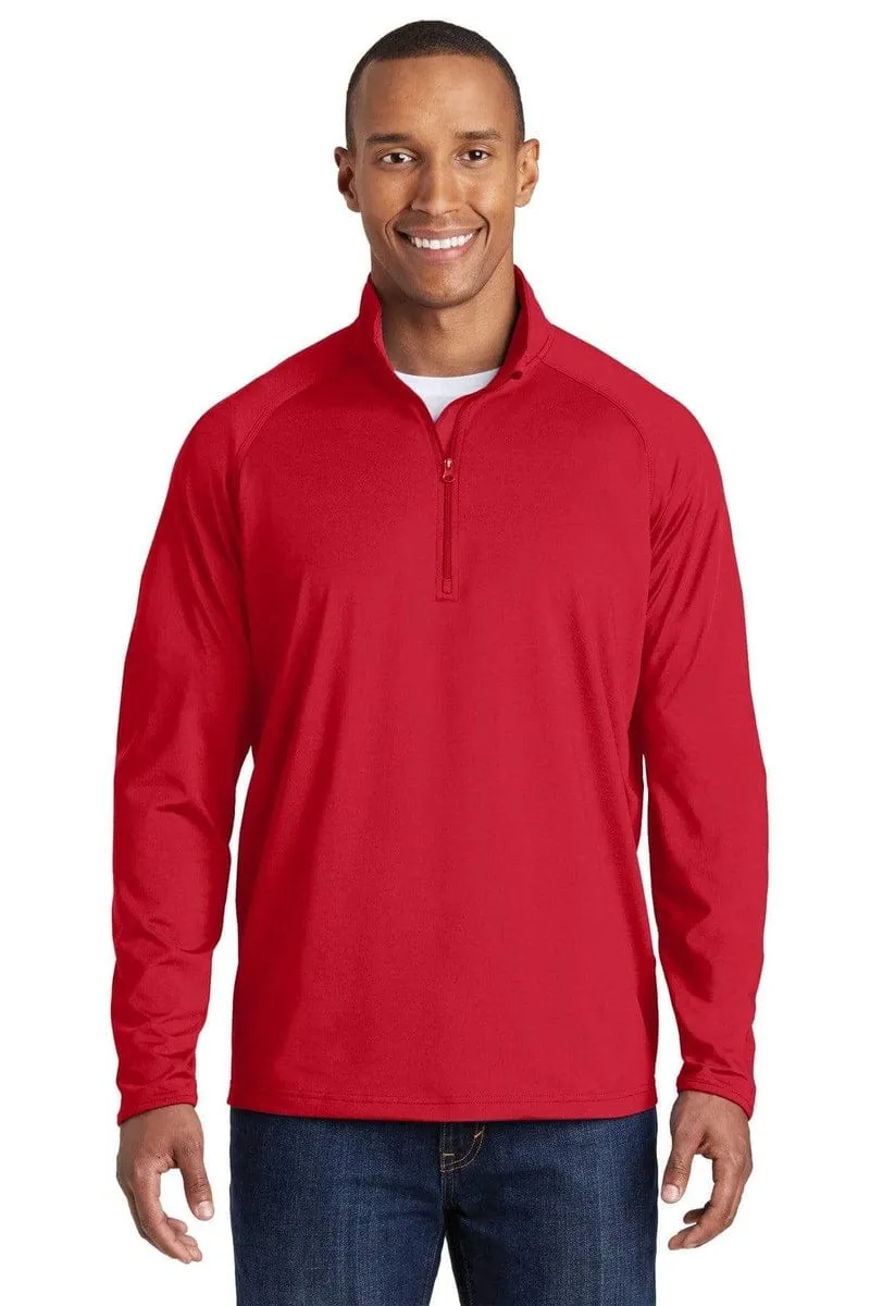 Sport-Tek TST850: Tall Sport-Wick Stretch 1/2-Zip Pullover