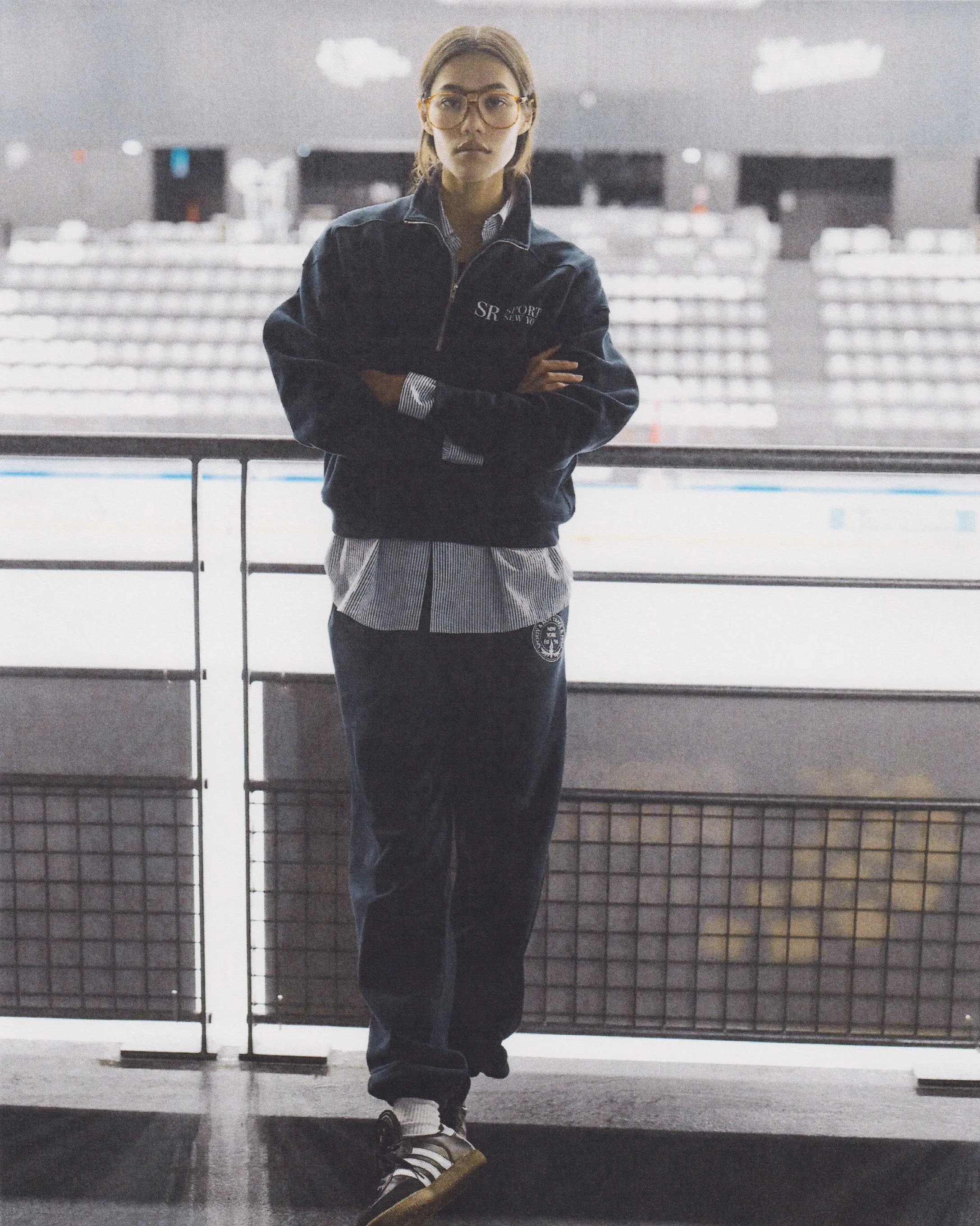 Sporty & Rich Central Park Sweatpants in Navy