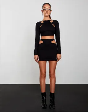 Steine Cutout Skirt