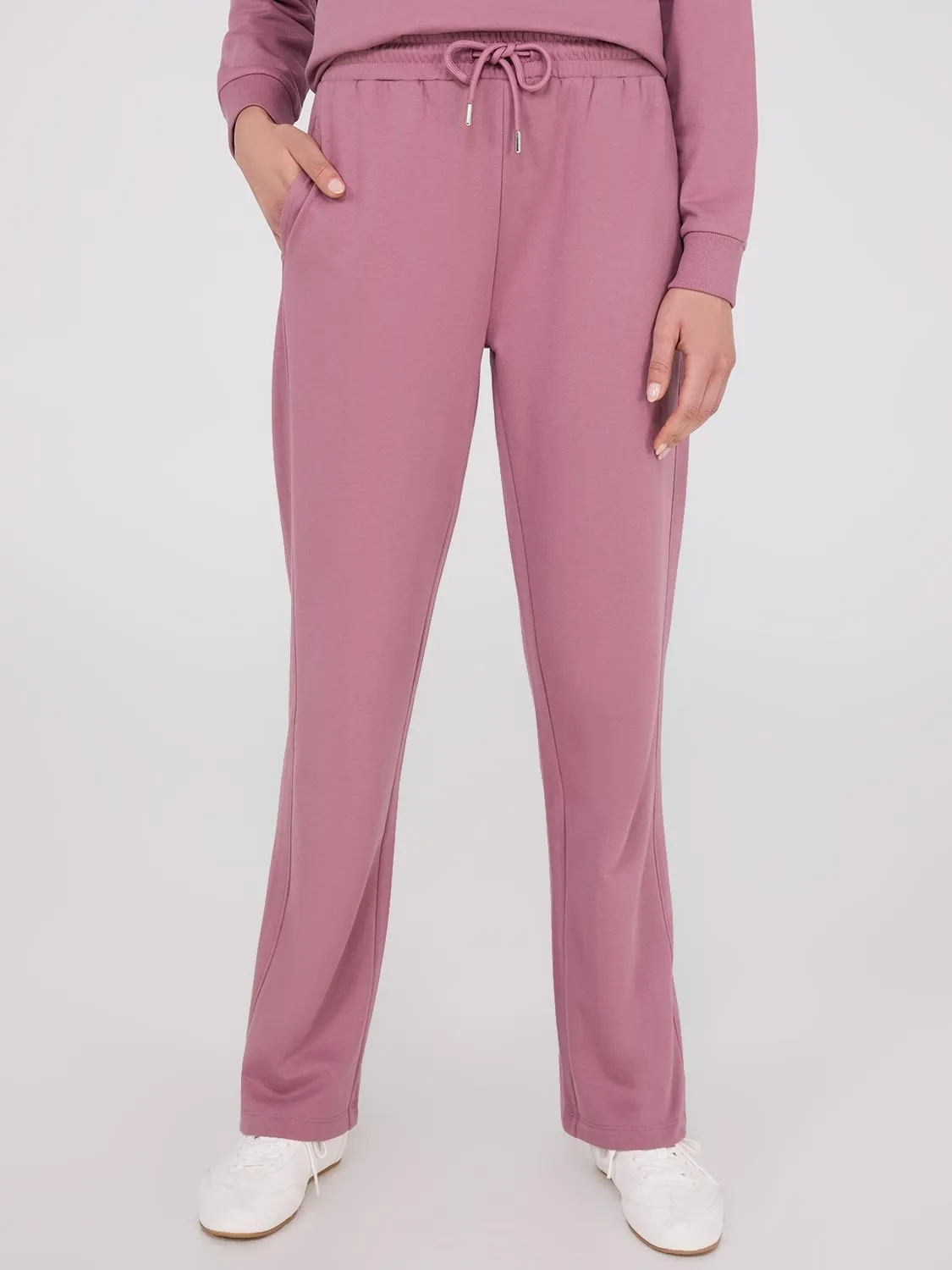 Straight Leg Fleece Sweatpants