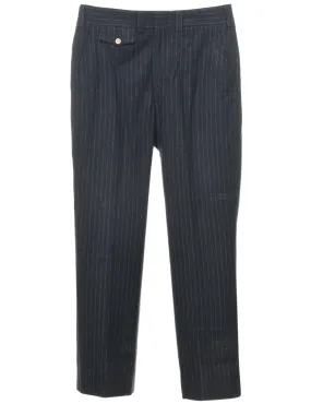 Striped Pattern Trousers - W34 L32