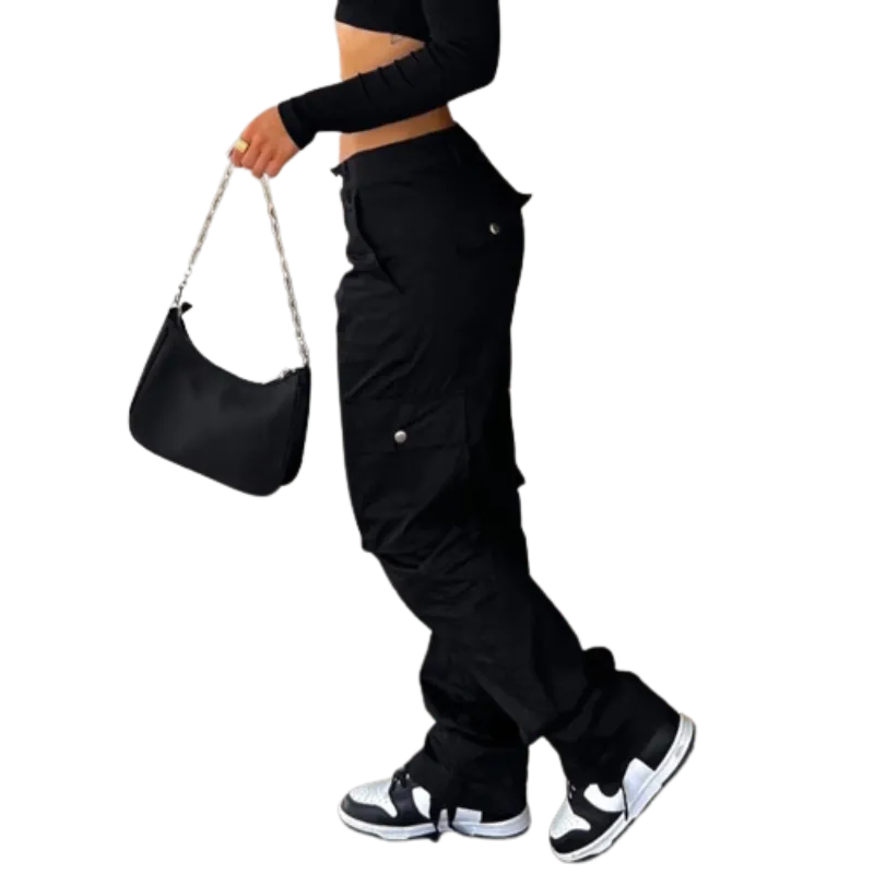 Summer Women's Vintage Baggy Cargo Pants