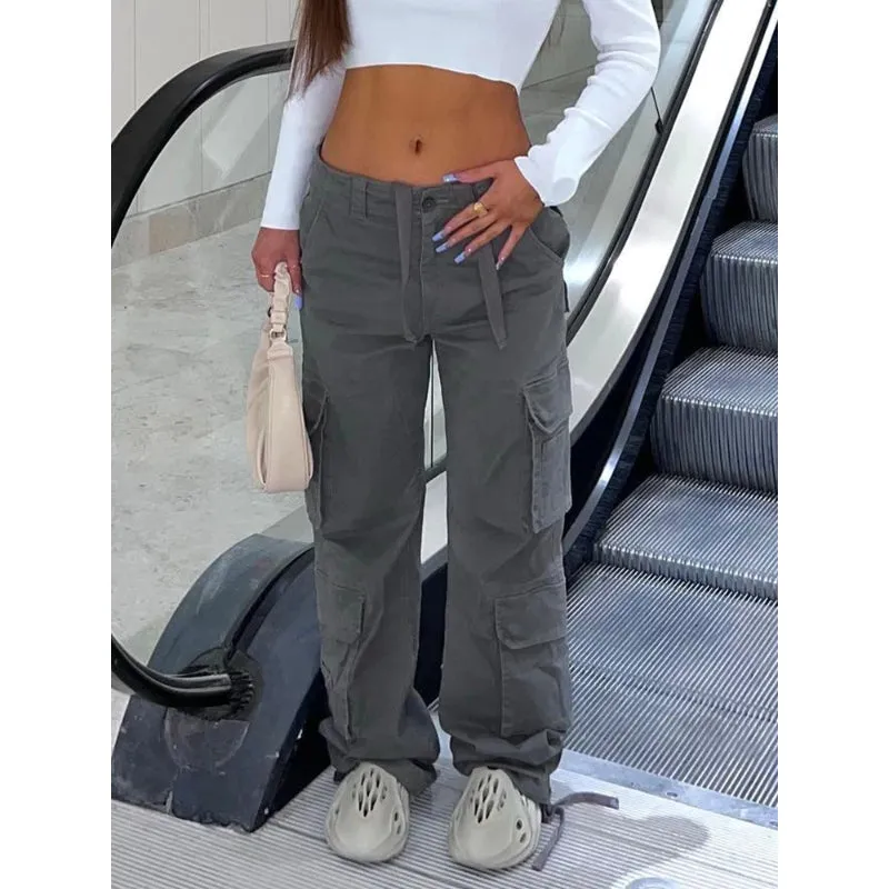 Summer Women's Vintage Baggy Cargo Pants