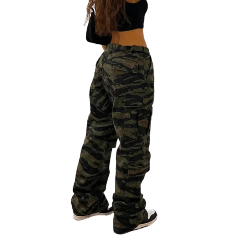 Summer Women's Vintage Baggy Cargo Pants