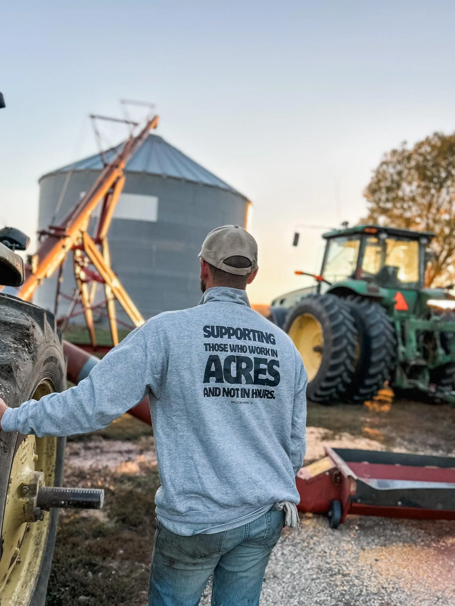 Supporting Those Who Work In Acres and Not in Hours 1/4 zip