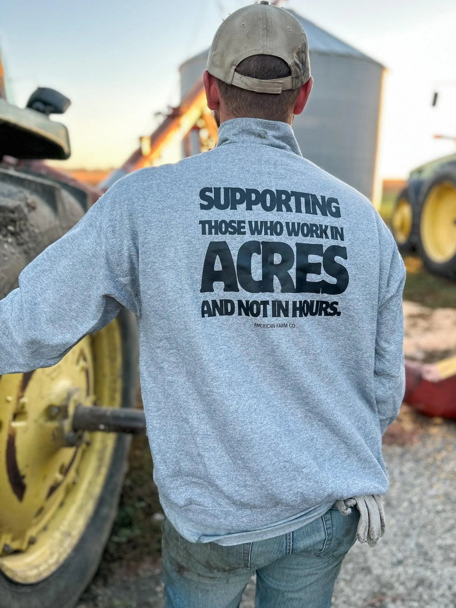 Supporting Those Who Work In Acres and Not in Hours 1/4 zip