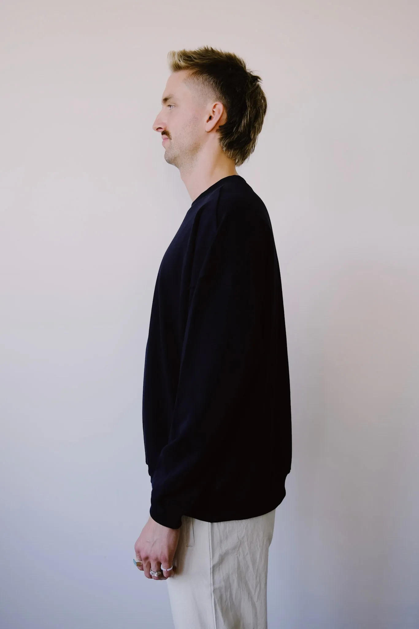 sweater - moha - black
