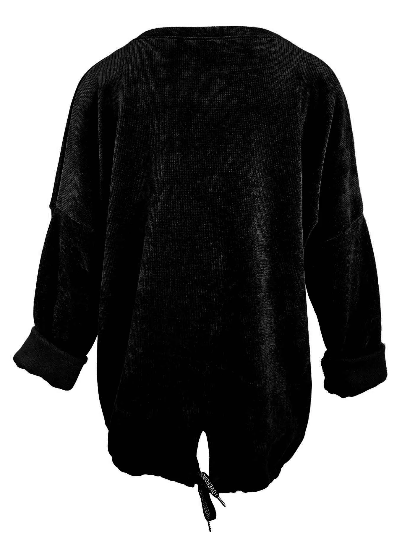 Sweatshirt Snoopy midi schwarz