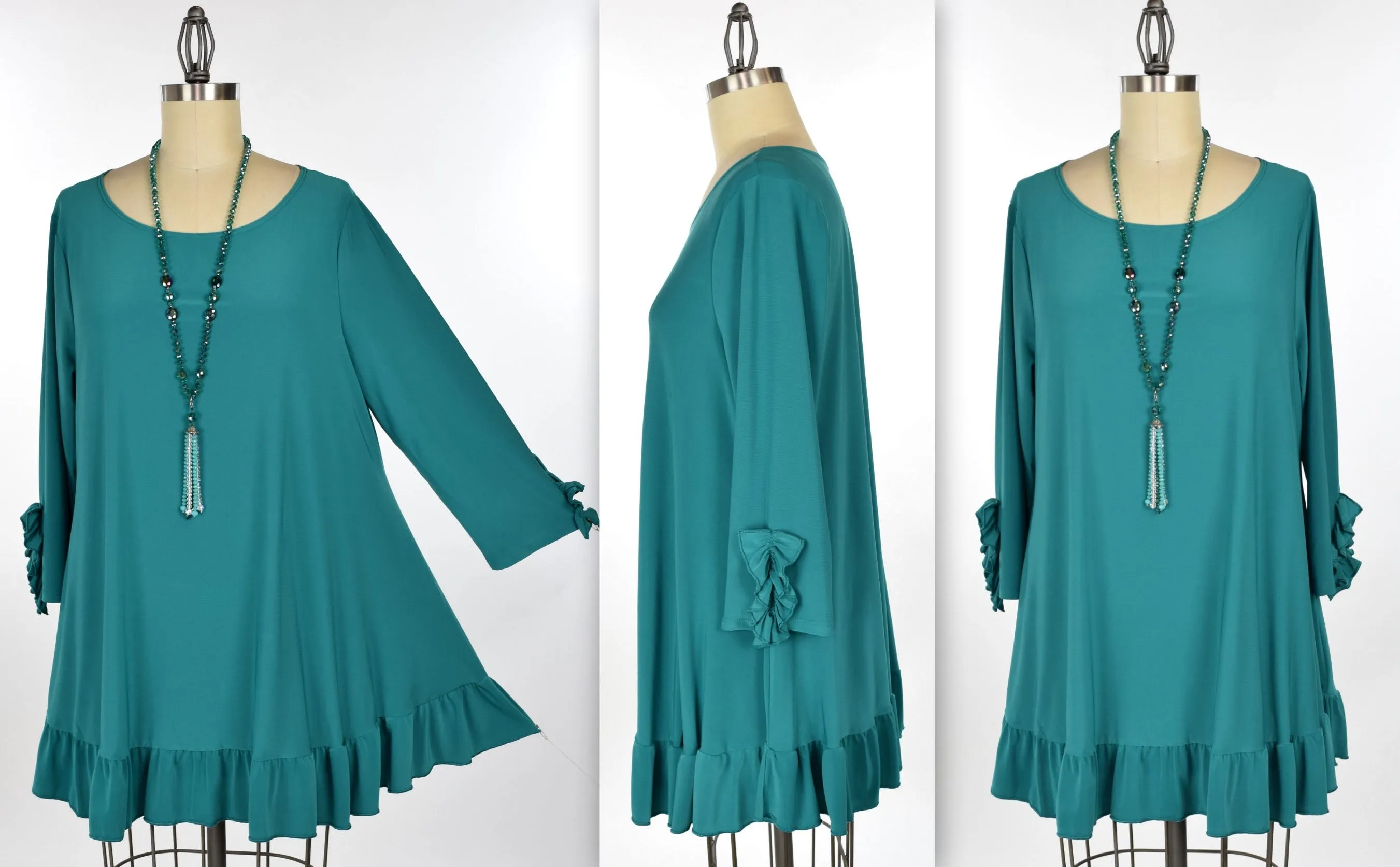 Sweetheart Plus Tunic, Simple and Elegant, Designer Tunic, Baby doll tunic, Plus size tunic XL to 3XL.