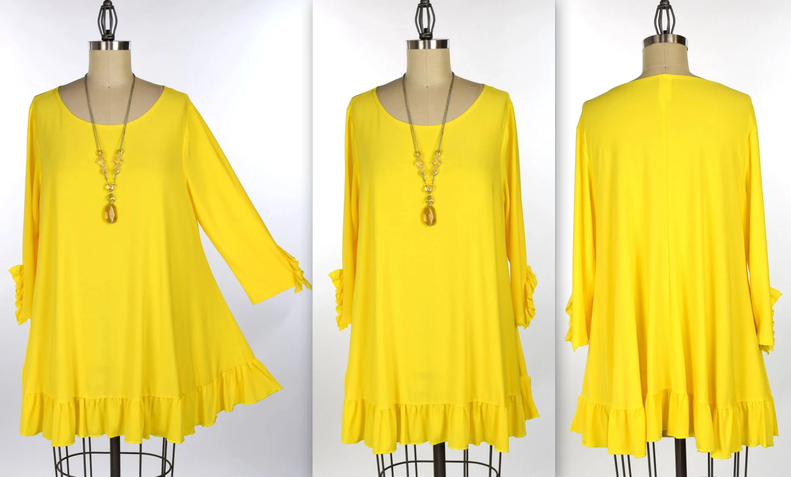 Sweetheart Plus Tunic, Simple and Elegant, Designer Tunic, Baby doll tunic, Plus size tunic XL to 3XL.