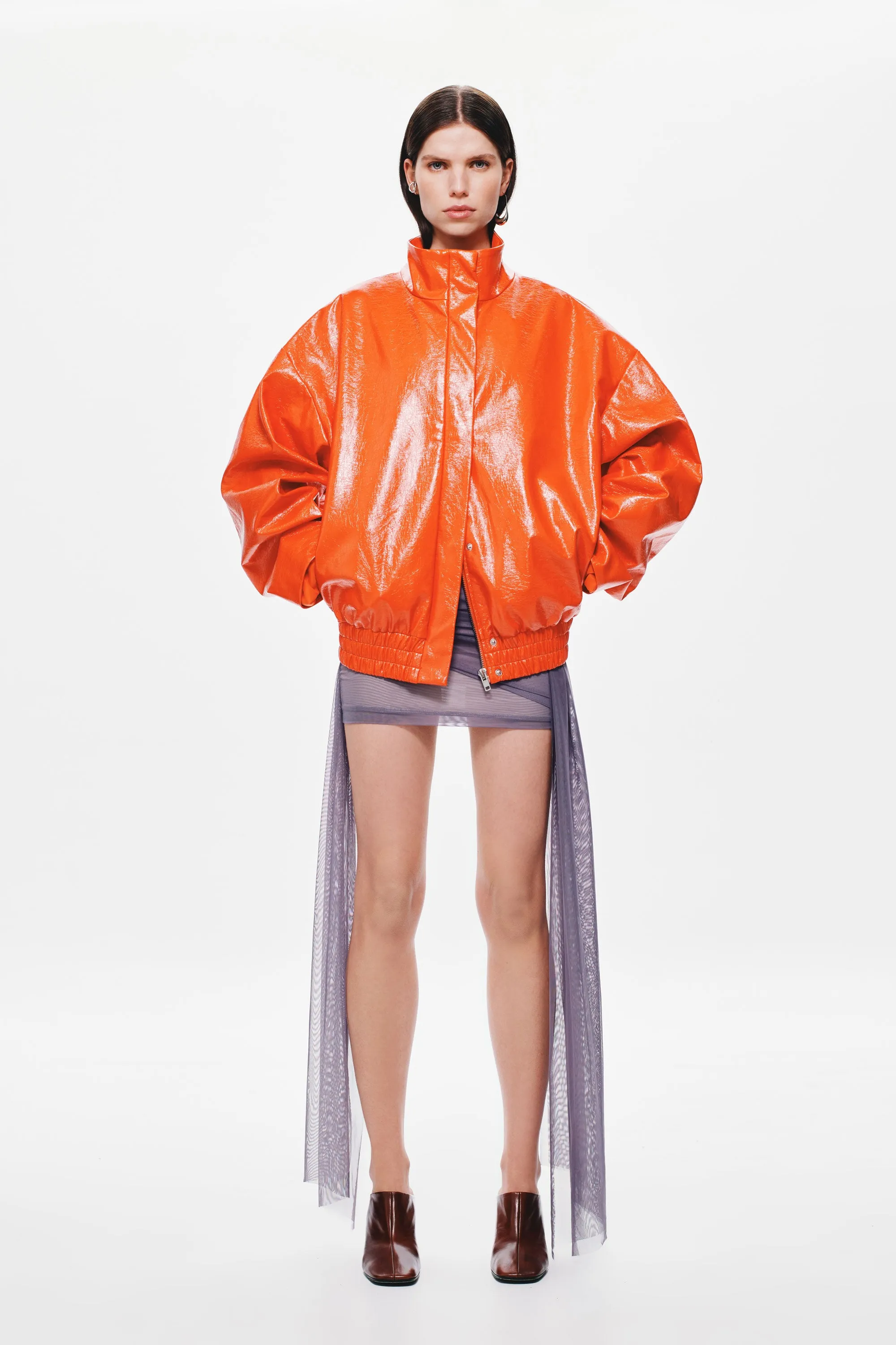 THE 'AERO' PU PUFFER JACKET