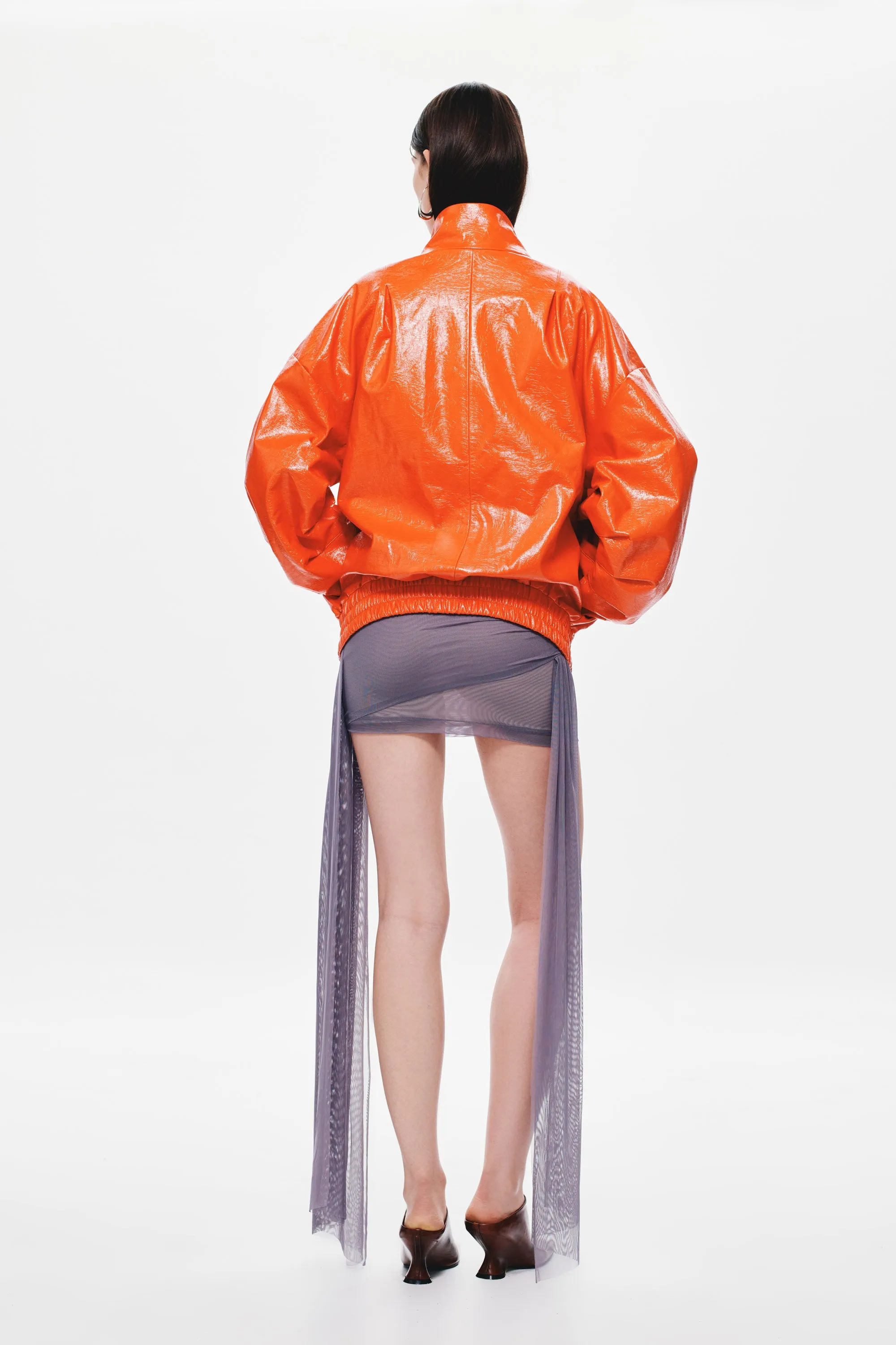 THE 'AERO' PU PUFFER JACKET