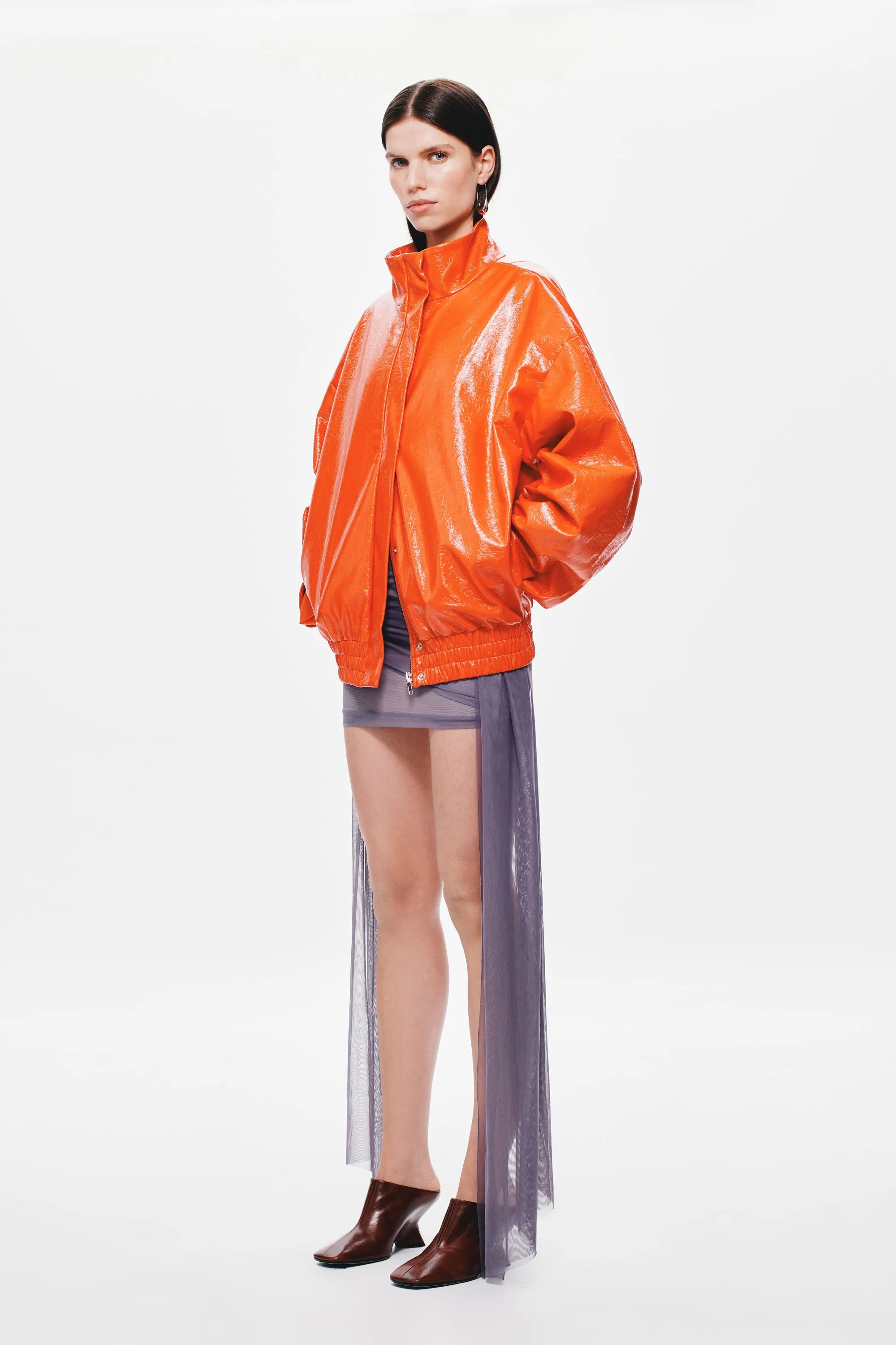 THE 'AERO' PU PUFFER JACKET