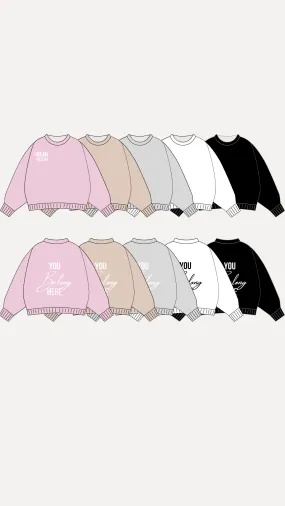 The HR "You Belong Here" Crewneck