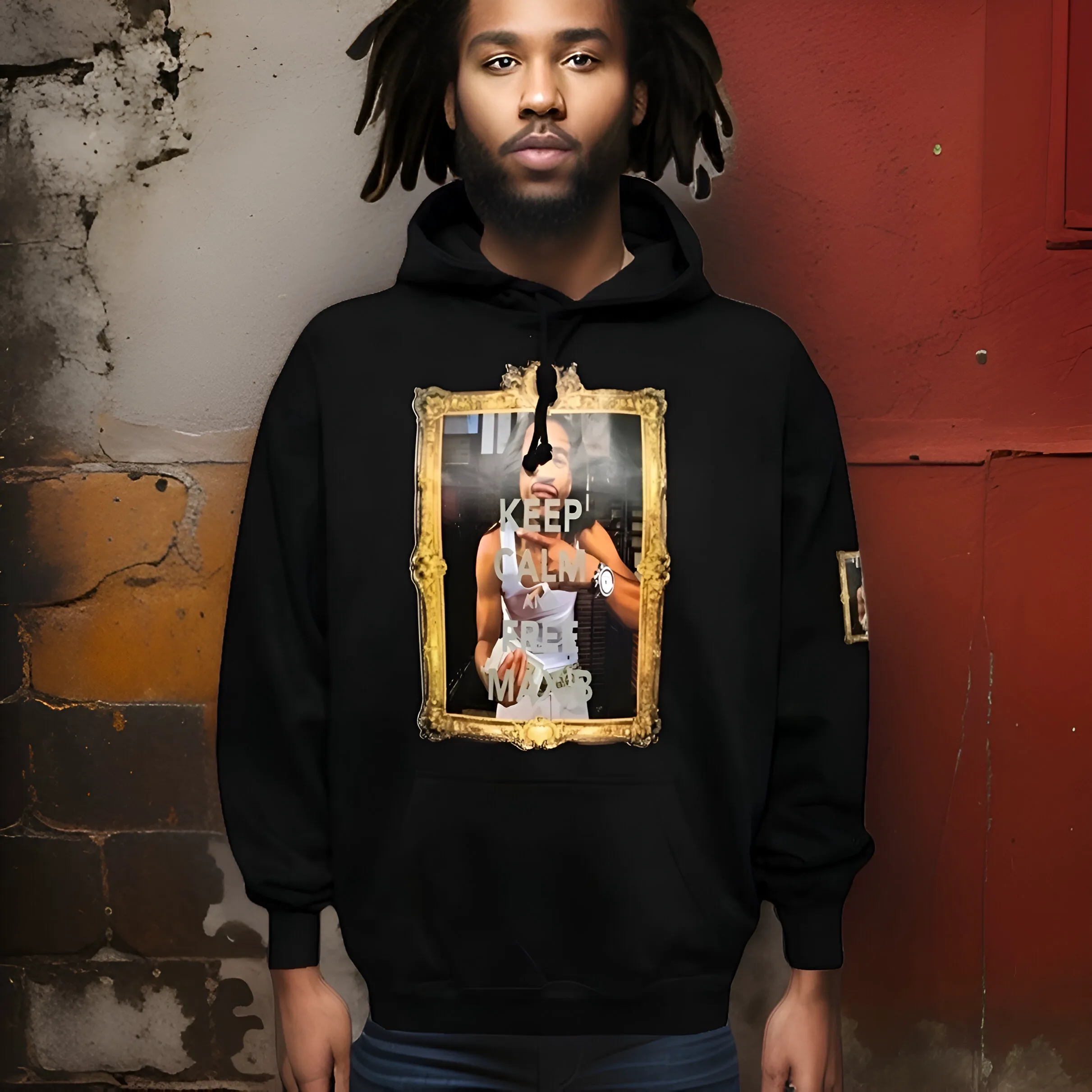 ^THUG LIFE CLOTHING^ ~FREE MAX B~ PULLOVER HOODY