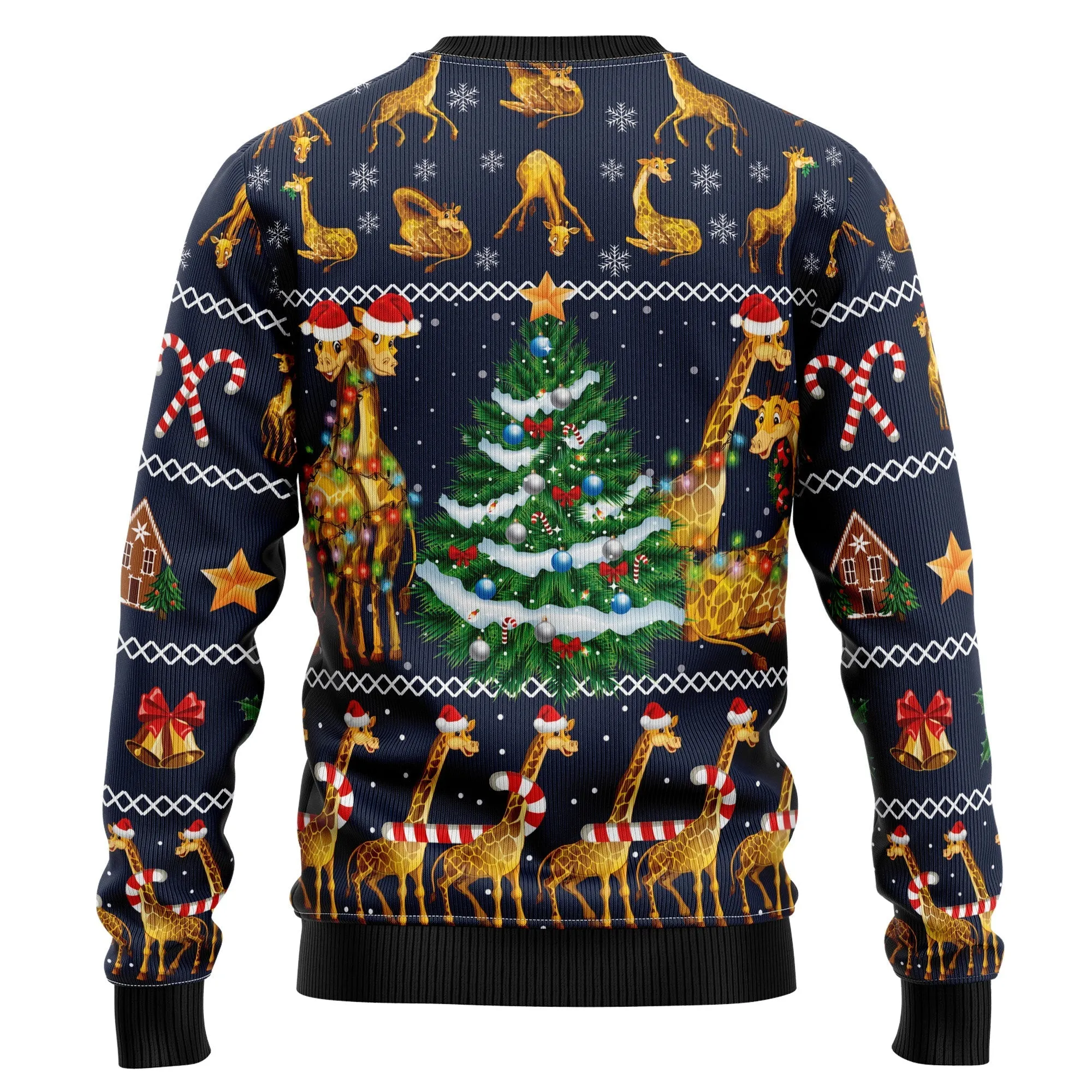 Ugly Christmas Sweater JulesRoche Festive All-Over-Print Jumper