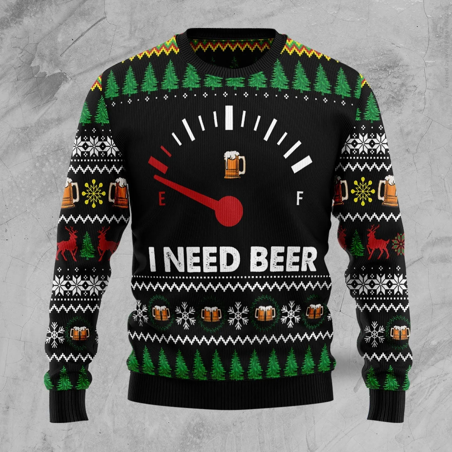 Ugly Sweater JulesRoche All-Over Print Winter Holiday