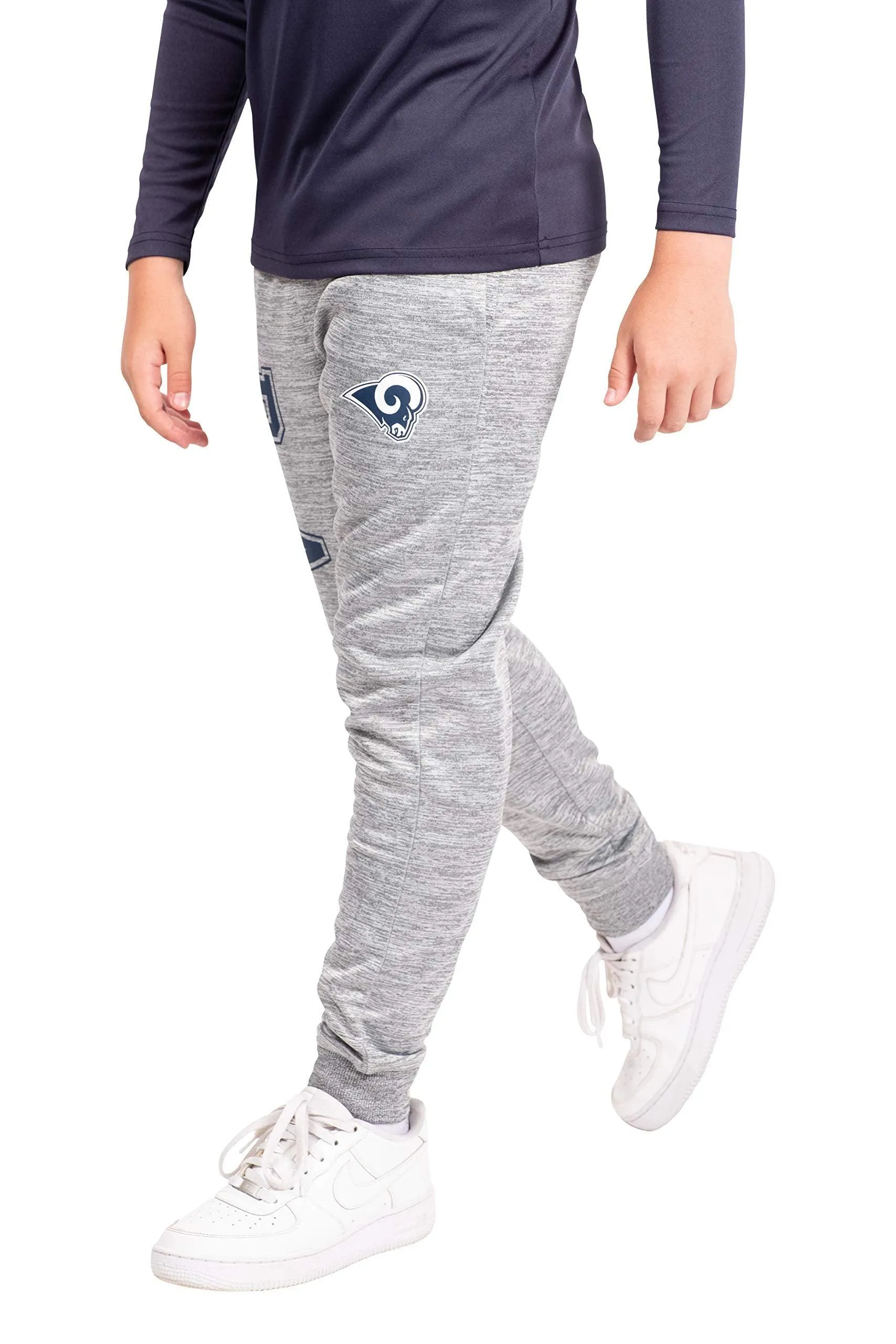 Ultra Game NFL Official Youth Super Soft Game Day Jogger Sweatpants, Los Angeles Rams|Los Angeles Rams