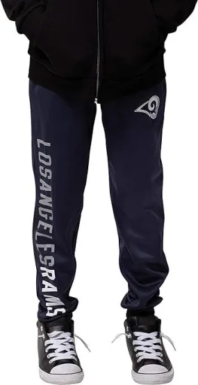 Ultra Game NFL Official Youth Super Soft Game Day Jogger Sweatpants, Los Angeles Rams|Los Angeles Rams