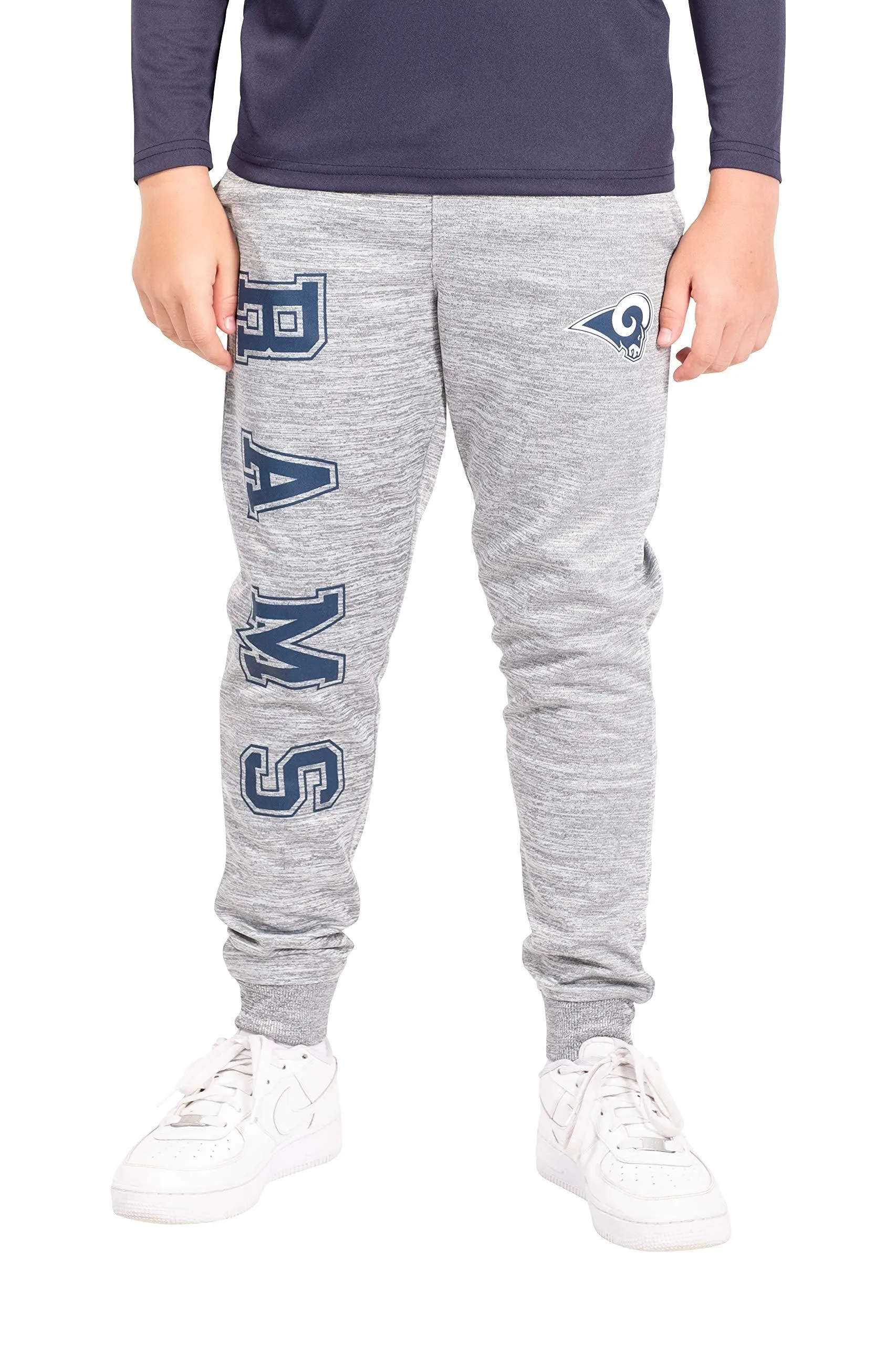 Ultra Game NFL Official Youth Super Soft Game Day Jogger Sweatpants, Los Angeles Rams|Los Angeles Rams
