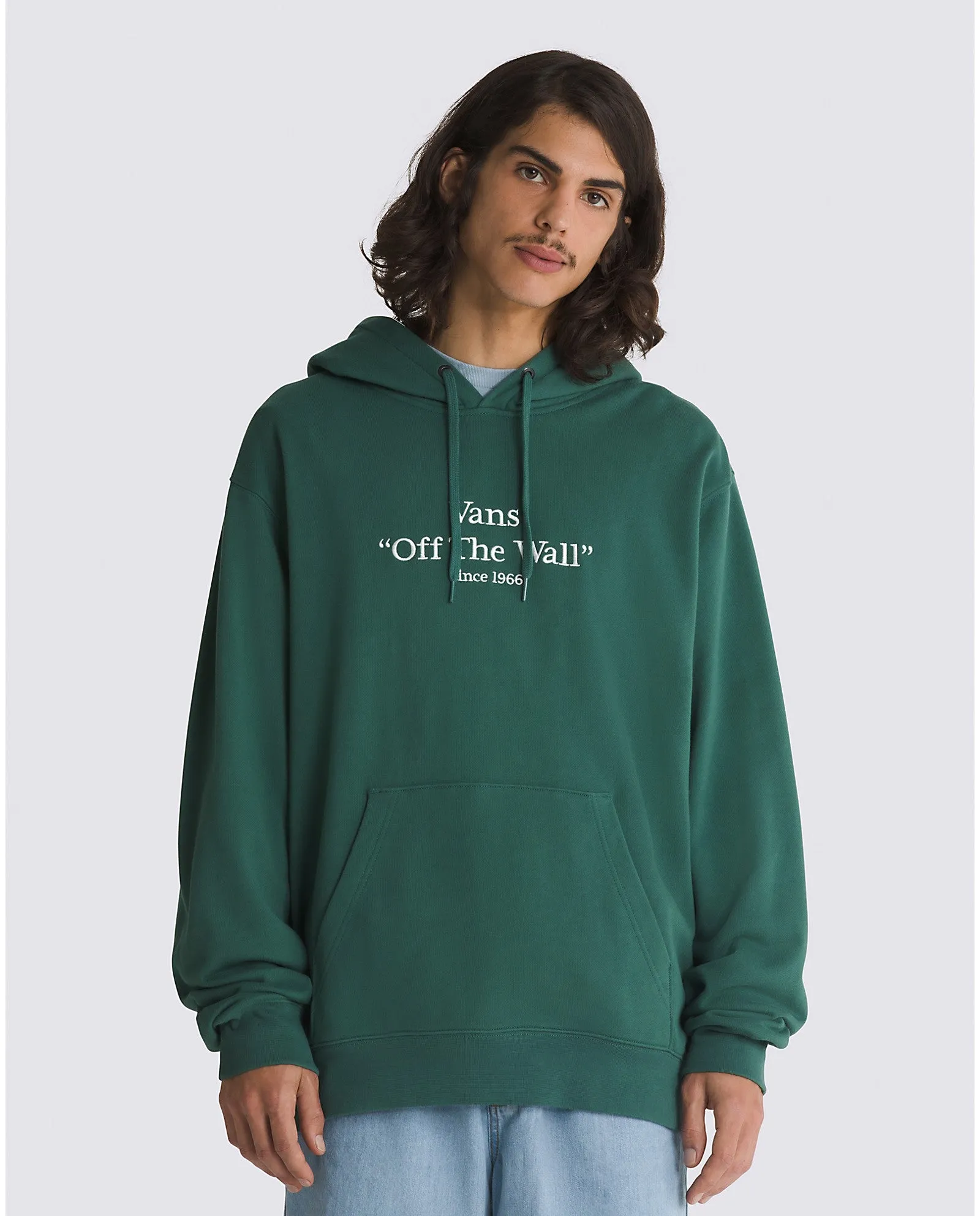 Vans Quoted Loose Pullover Hoodie - Bistro Green
