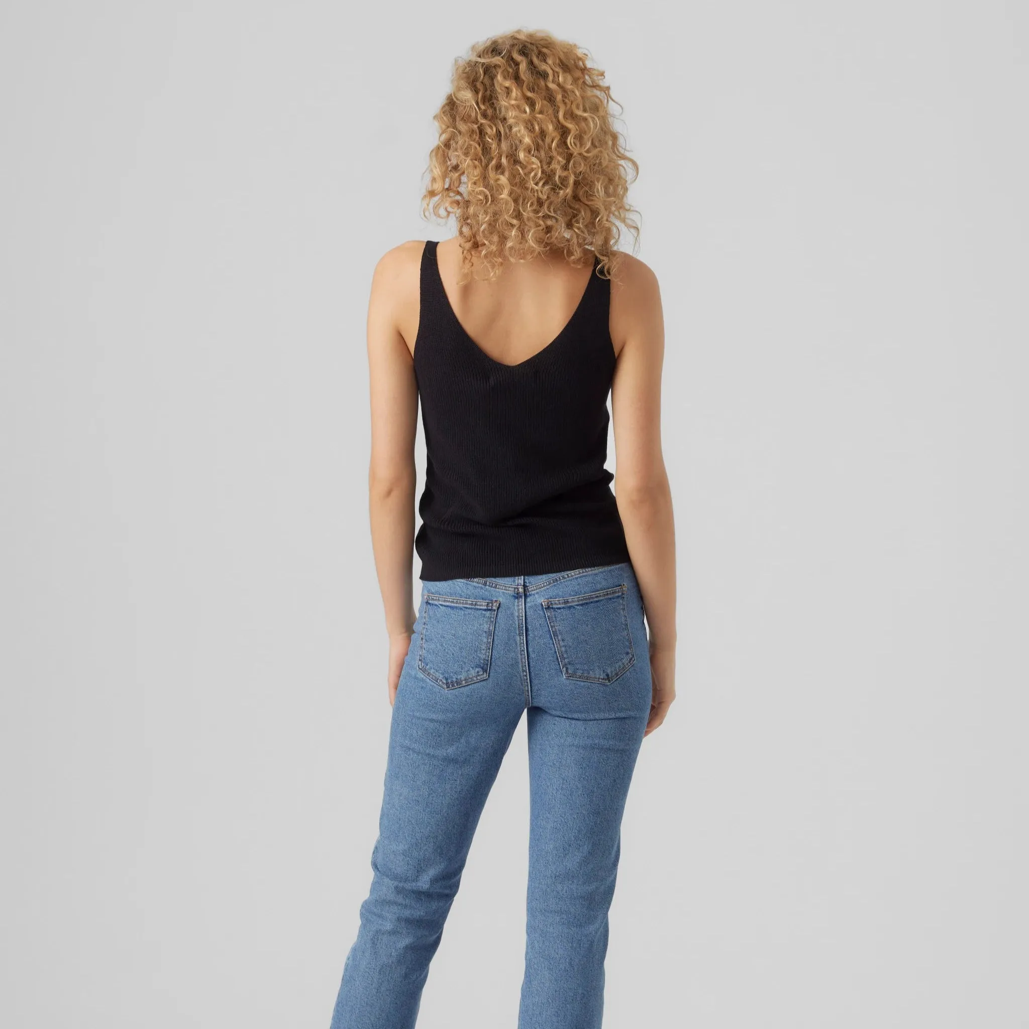 Vero Moda VMNEWLEX Pullover Top In Black