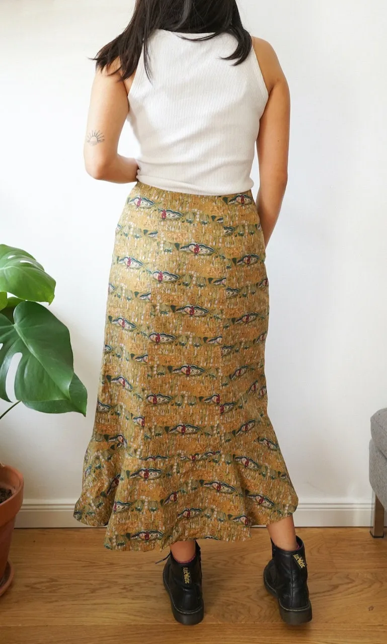 Vintage cotton Skirt Size S-M