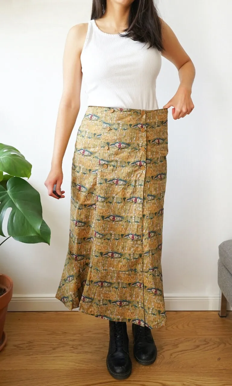Vintage cotton Skirt Size S-M