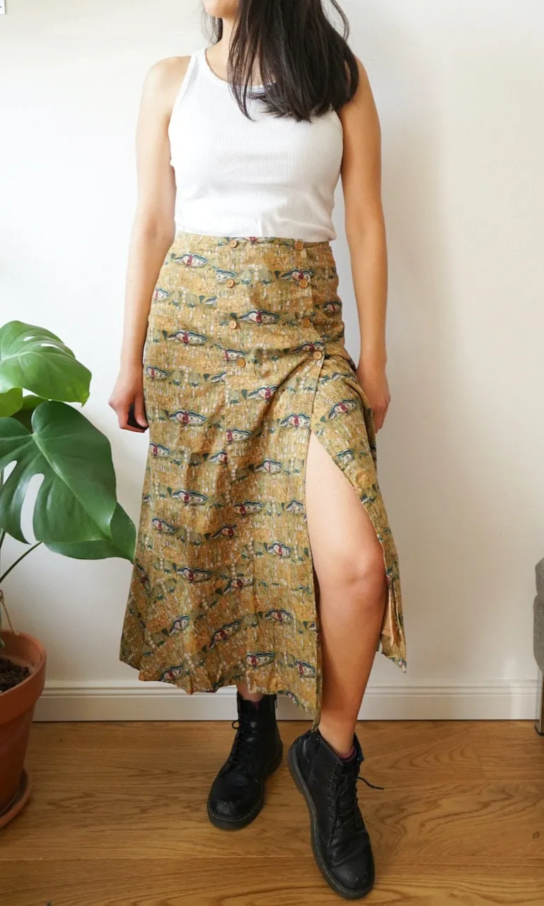 Vintage cotton Skirt Size S-M
