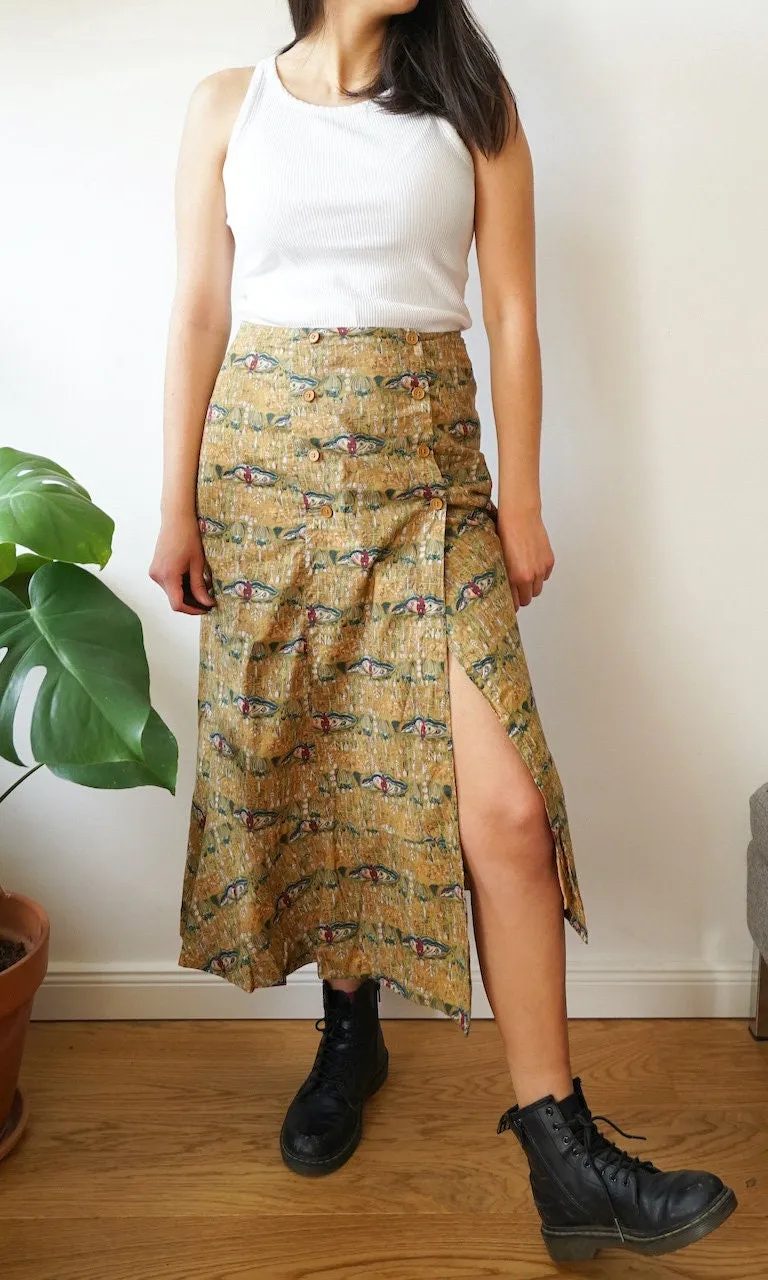 Vintage cotton Skirt Size S-M